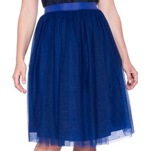 Eloquii Blue Tuelle Skirt - Plus Size NWT